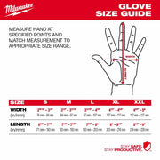 Milwaukee 48-73-8730 High Dexterity A3 Polyurethane Dipped Gloves - Small