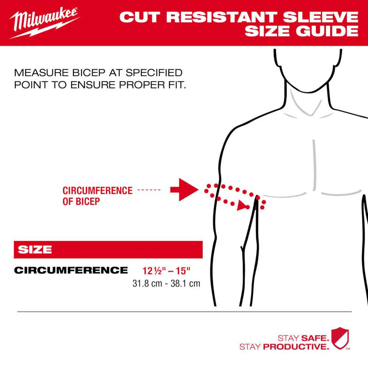 Milwaukee 48-73-9030 16" Cut Level 3 Protective Sleeves