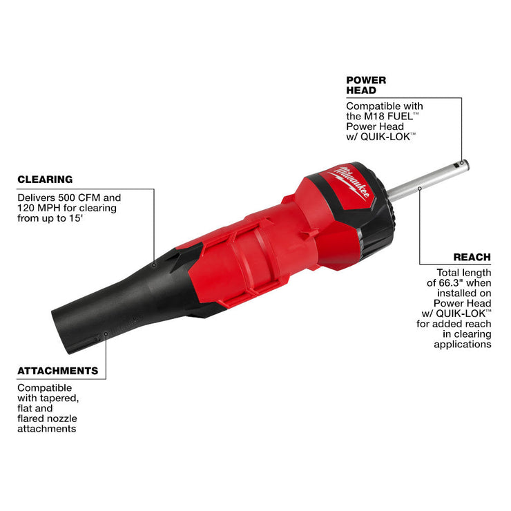 Milwaukee 49-16-2793 M18 FUEL QUIK-LOK Blower Attachment