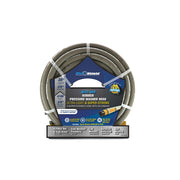 BluShield 3/8" x 35' 4100 PSI 3/8" Male NPT Kevlar Braided Non-Marking High Pressure Washer Hose