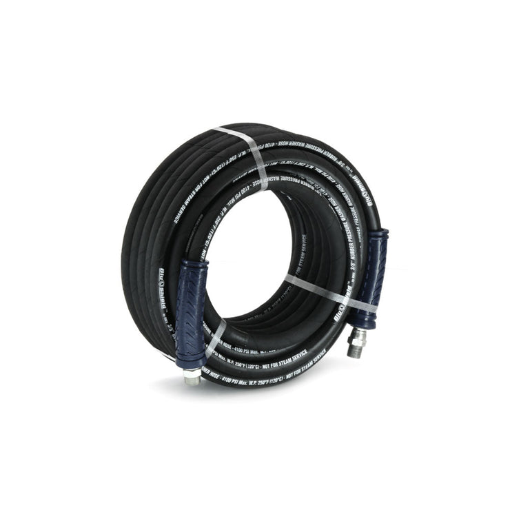 BluShield 3/8" x 75' 4100 PSI 3/8" Male NPT Kevlar Braided High Pressure Washer Hose