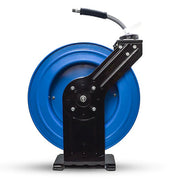 BluShield 3/8" X 100' 4100 PSI Aramid Braided Non-Marking Retractable Pressure Washer Hose Reel