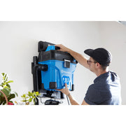5 Gallon 5 Peak HP Wall-Mountable Wet/Dry Vac with Remote Control