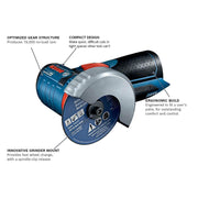 Bosch GWS12V-30N 12V Max Brushless 3" Angle Grinder (Tool Only)