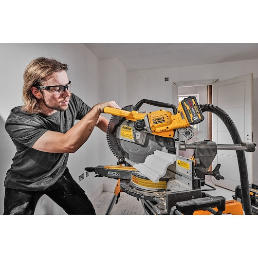 DeWalt DCS781X1 12" Double Bevel Sliding Compound FlexVolt Miter Saw Kit