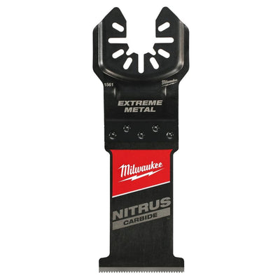 Milwaukee 49-25-1561 NITRUS CARBIDE Extreme Metal Universal Fit OPEN-LOK Multi-Tool Blade 1Pk