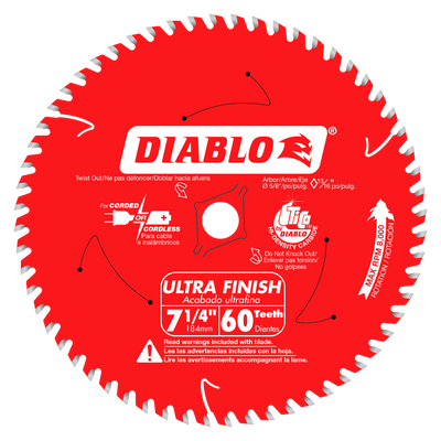 Diablo D0760X 7-1/4" Saw Blade